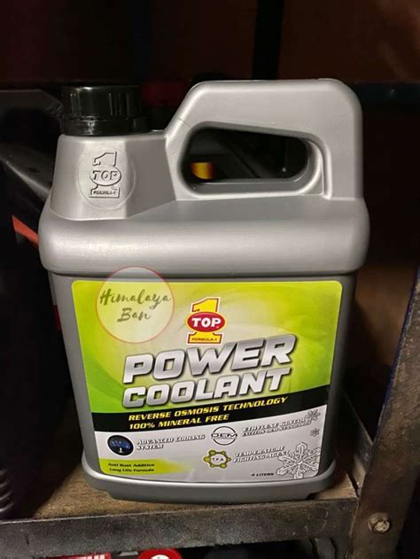 Jual Air Radiator Top Power Coolant Warna Hijau Liter