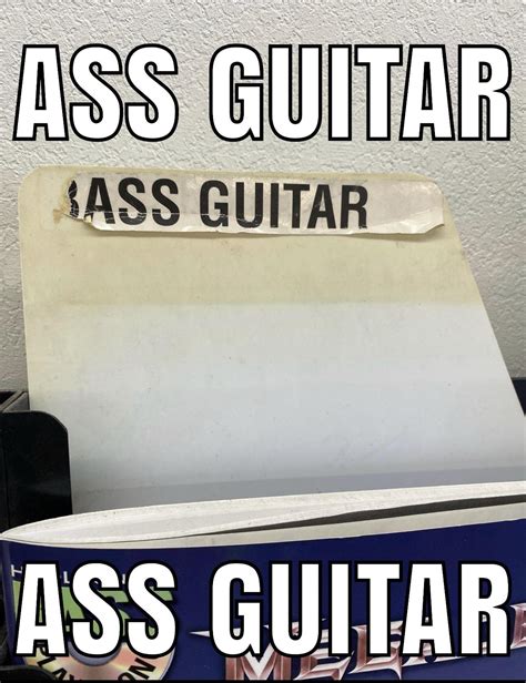 Ass Guitar R Davie