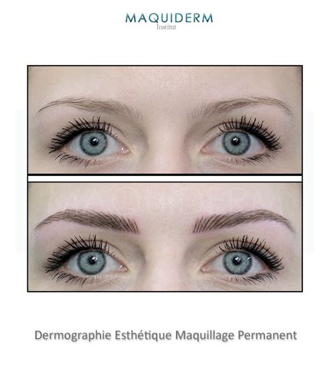 Tatouage des sourcils en poil à poil par MAQUIDERM Maquillage