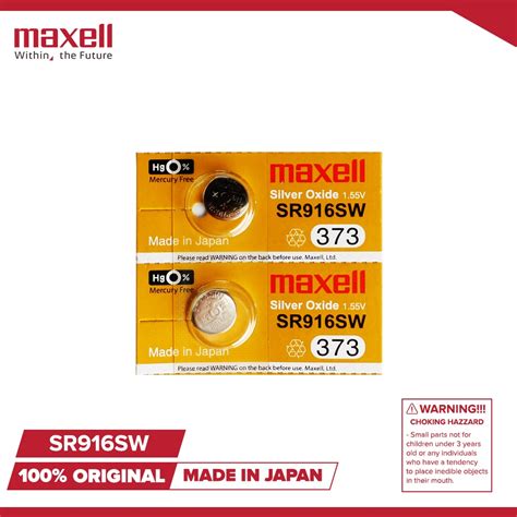 Sr Sw Original Maxell Silver Oxide Battery V Piece