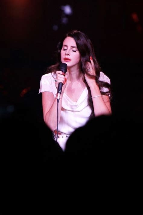 Lana Del Rey Performing At The Jaguar F Type Launch At Musee Rodin In