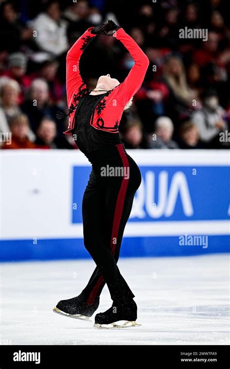 Ilia Malinin Usa During Men Short Program At The Isu World Figure