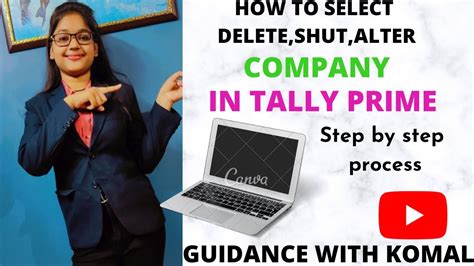 TALLY PRIME HOW TO ALTER DELETE SHUT AND SELECT A COMPANY In Tally