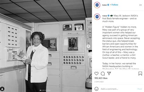 Nasa Renames Dc Headquarters After Hidden Figures Engineer Mary W