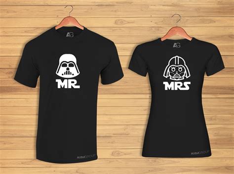 Venta Playeras Star Wars Parejas En Stock