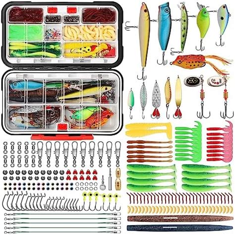 Croch Pcs Box Fishing Accessories Kit With Tackle Box Including Jig