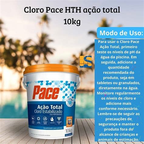 Cloro Pace A O Total Kg Para Piscina