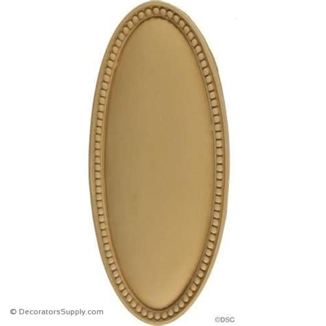 Rosette Oval Colonial 11 34h X 5 18w 12relief