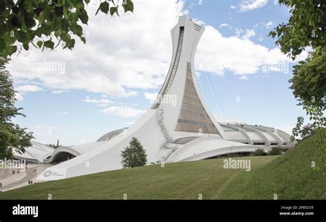 Picture of Montreal olympic park in Canada Stock Photo - Alamy