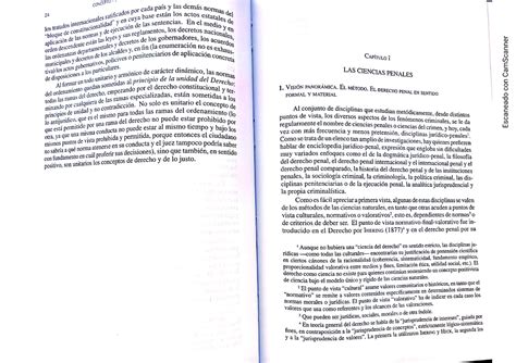 Primera Lectura Penal Derecho Penal Penal General Studocu