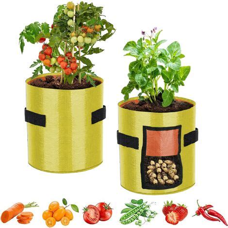 Sac Plantation Fraise Avec Sacs De Plantation Grow Bags Bacs De