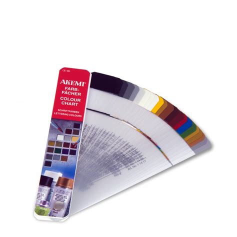 Картел боя за букви Colour Fan