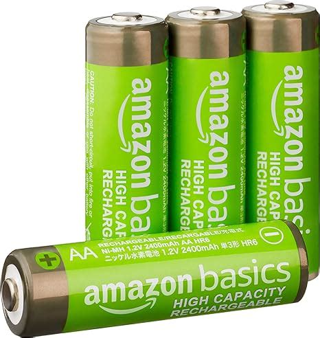 Amazon Basics Nimh Piles Rechargeables Aa Haute Capacit Mah