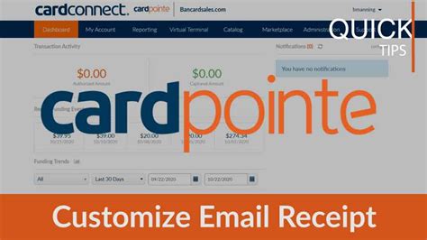 Cardpointe Tutorial How To Customize The Email Receipt For Virtual