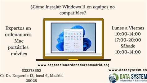 C Mo Instalar Windows En Equipos No Compatibles Data System