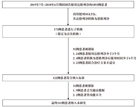 《国际临床药学杂志》中文文摘2022年首刊 第7篇：达格列净转换恩格列净治疗糖尿病患者疗效和肾脏安全性的比较研究降低