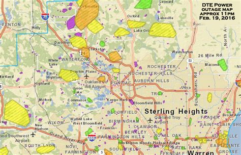 Dte Energy Power Outage Map Map