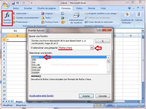 ¿cómo Insertar Fecha Y Hora Actual En Excel Cavsi