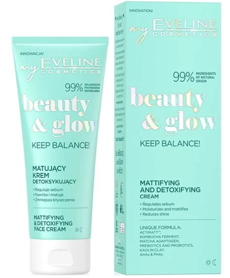 Eveline Cosmetics BEAUTY GLOW Keep Balance Mattifying And Detoxifying