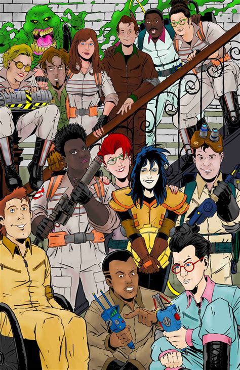 Ghostbusters Group Photo By Nathankroll On Deviantart