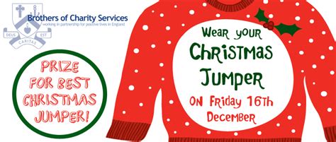 Christmas Jumper Competition Banner Brothers Of Charity England