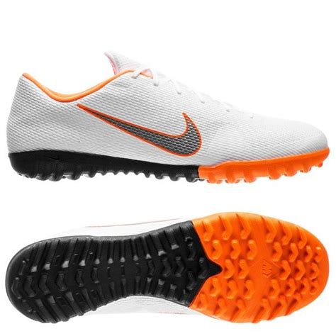 Nike Mercurial VaporX 12 Academy TF Just Do It Hvid Grå Orange