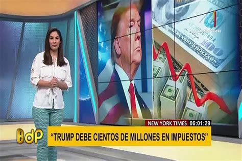 Trump Apenas Paga Impuestos Y Tiene Deudas Millonarias Según Diario