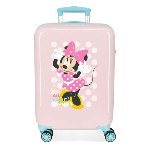 Valise Cabine 55cm DISNEY Minnie Play All Day Rose Planetebag