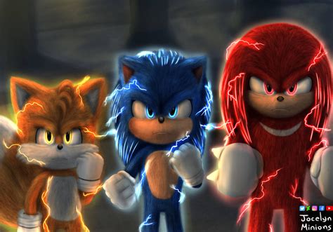 Sonic Tails Y Knuckles Movie By Jocelynminions On Deviantart Sonic