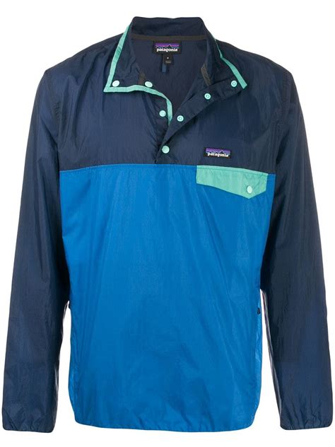 Patagonia Patagonia Lightweight Windbreaker Jacket Blue Patagonia Cloth Mens Lightweight