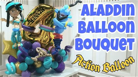 Aladdin Balloon Bouquet Aladdin Disneyprincess Jasmine Genie