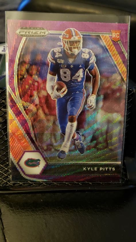 Prizm Draft Picks Kyle Pitts Rc Purple Wave Ebay