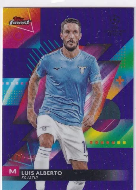 Topps Finest Champions League N Luis Alberto P Rpura