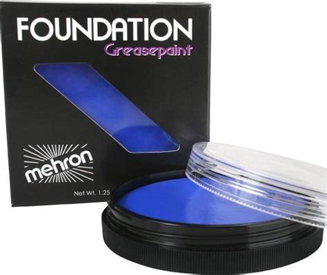 Mehron Makeup Greasepaint Blue Foundation 38g Blue Foundation