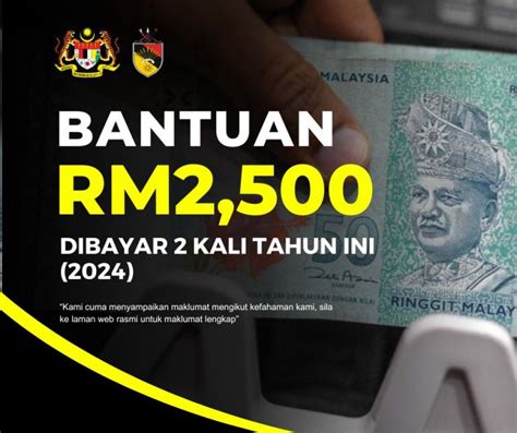 Bantuan Rm Dibayar Kali Tahun Ini Tanpa Perlu Memohon