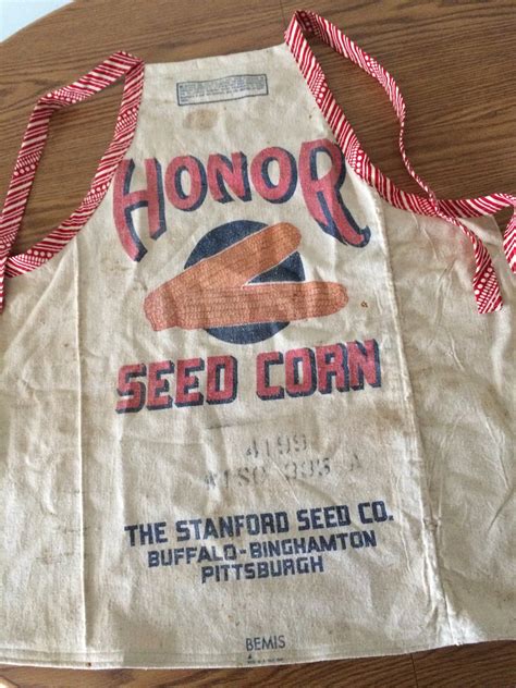 Feed sack apron | Etsy