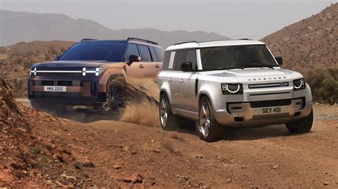 2024 Hyundai Santa Fe V Land Rover Defender 130 Styling Face Off