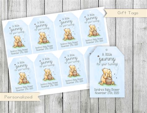 Classic Winnie The Pooh Baby Shower Save The Date Cards Save Etsy