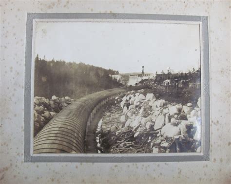 Six Black And White Photographs Of The St Margarets Bay Hydro