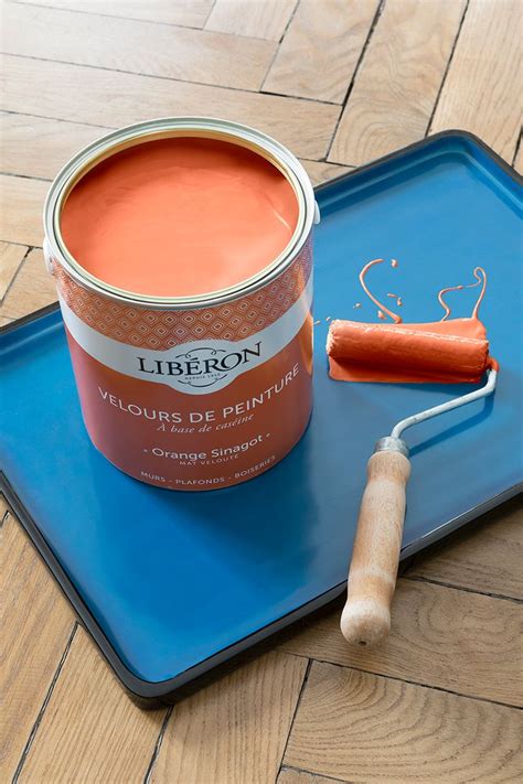 Velours De Peinture Couleur Orange Sinagot Peinture Orange