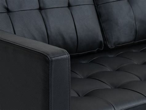 Divano FALSLEV con chaise longue similpelle nera | JYSK