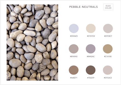 Stone And Pebble Color Charts Pebble Color Color Chart Pebbles