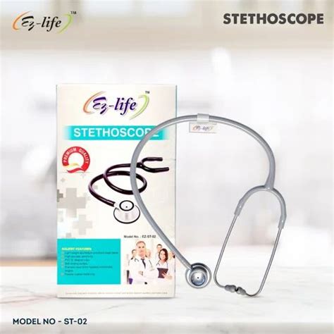 Double Sided Ez Life Indo Surgical Stethoscope Polished Alloy Single