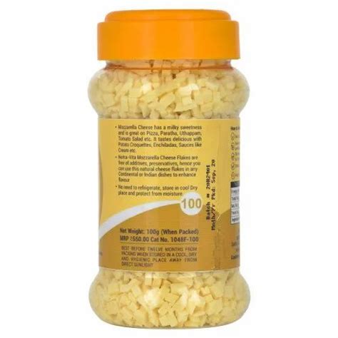 Nutra Vita Freeze Dried Mozzarella Cheese Flakes Quantity Per Pack