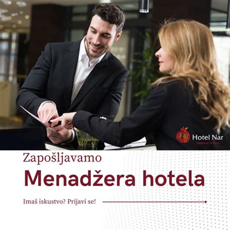 HOTEL NAR Raspisuje Oglas Za Posao