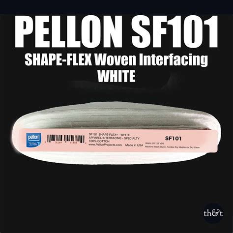 Pellon Sf Black Shape Flex Woven Interfacing By The Etsy