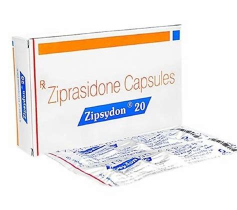 Ziprasidone Capsule 20mg And 40mg Sun Pharma At Rs 180box