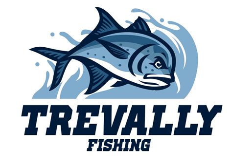 Giant Trevally Jumping Down Tribal Art Royalty Free Vector