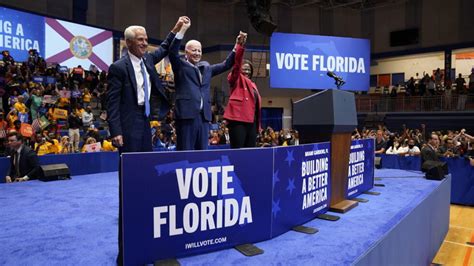 Tats Unis Derni Re Ligne Droite Pour Joe Biden En Meeting Miami