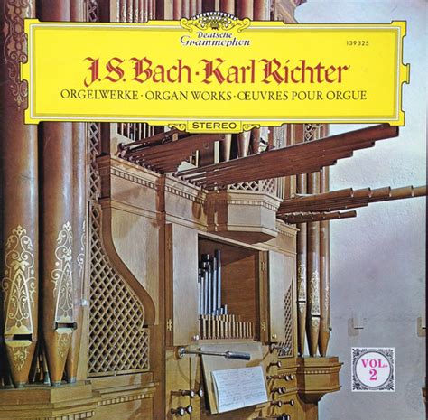 J S Bach Karl Richter Orgelwerke Organ Works Uvres Pour